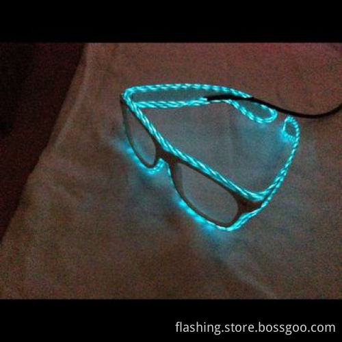 LED/EL running shutter shades sunglasses, halloween gift, festival gift